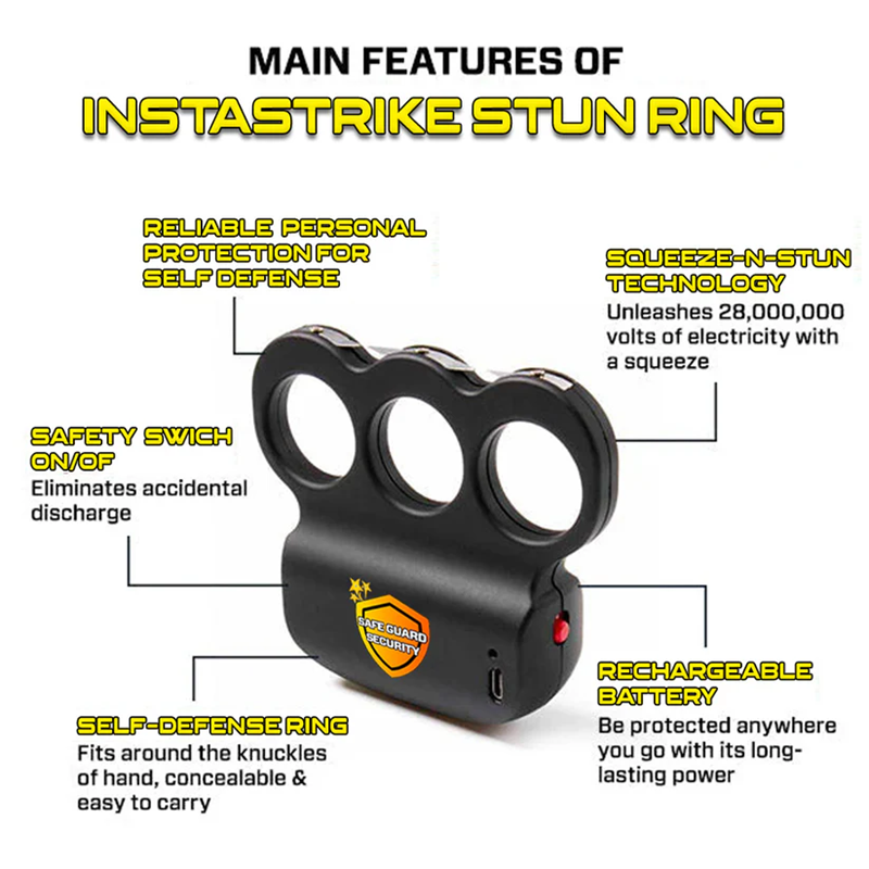 Instastrike Extreme Knuckle Stun Ring ⚡